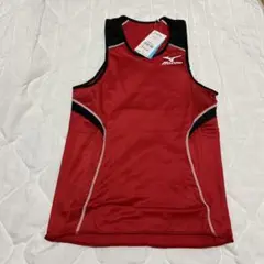 Mizuno レッド 陸上競技シャツ Sサイズ