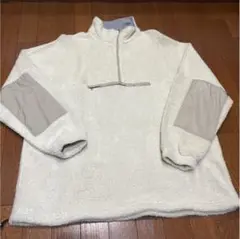 キャプテンサンシャイン ボアジャケット グレーベージュ