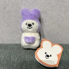 ミミナガクオッカちゃん マスコット　紫 パープル