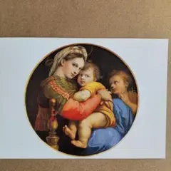 小物などお買い得な福袋 水彩画 ラファエロの聖母子の模写 絵画
