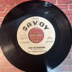 Rev. Cleophus Robinson- Keep On Marching
