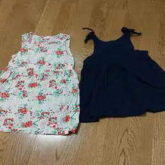 ノースリーブワンピース 70-80cm　2枚　H&M