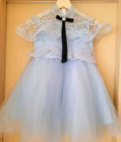１３０センチライトブルー フォーマルドレス