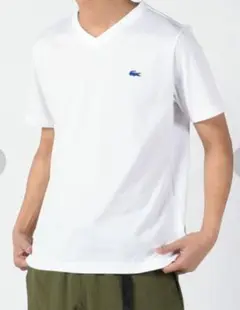 LACOSTE✕SHIPS JET BLUE 別注 Vネック Tシャツ М