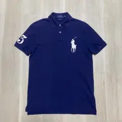 Polo Ralph Lauren ビッグポニー ポロシャツ ネイビー y2k