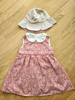 超美品！組曲 キッズワンピース＆帽子セットkumikyoku