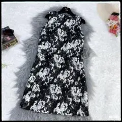 【PAULE KA】 美品 モノトーンデザインワンピース