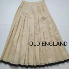 OLD ENGLAND オールドイングランド ウール ナイロン プリーツスカート