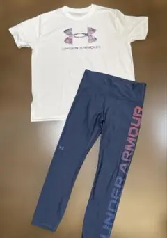 アンダーアーマー　TシャツとレギンスXL トレーニングウェア