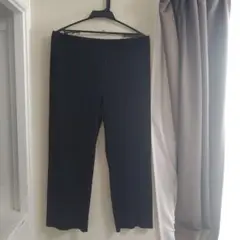 【3XL】UNIQLO・黒プリーツパンツ