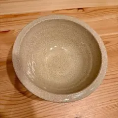 増田勉さん　籾灰貫入6寸鉢　作家　食器