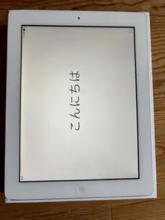 Apple iPad 第4世代 16GB ホワイト 箱あり