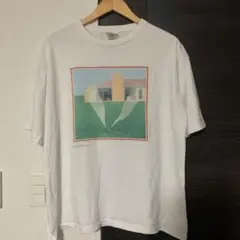 限定Tシャツ デイヴィッド・ホックニー展 スプリンクラー ホワイト DAVID