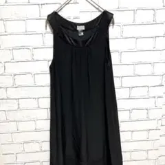 Hu0026M エイチアンドエム ワンピース ノースリーブ M ブラック
