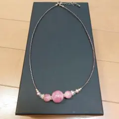 ビーズネックレス