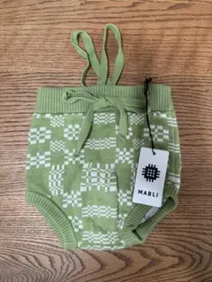 MABLI 12M チェック柄 ショートパンツ 24ss タグ付き
