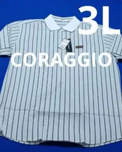 ♥♦CORAGGIO GOLF ♦3L メンズポロシャツ