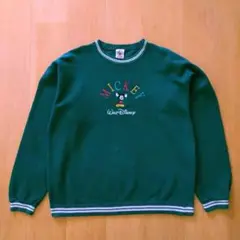 ディズニー ミッキーマウス 長袖スウェットシャツ 90年代製造 アメリカ製