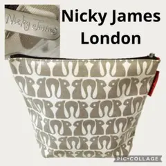 Nicky James London ニッキージェームス　リス柄ポーチ