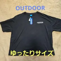 【新品未使用タグ付き】OUTDOOR PRODUCTS バンダナ柄 黒Tシャツ