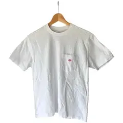ホワイト Tシャツ 左胸ポケット付き