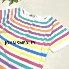 《美品》JOHNSMEDLEY ジョンスメドレー　ニット　ボーダー