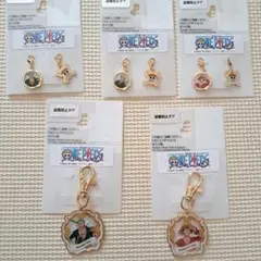 ワンピース　ルフィ　ゾロ　サンジ　チャーム　5点セット　新品