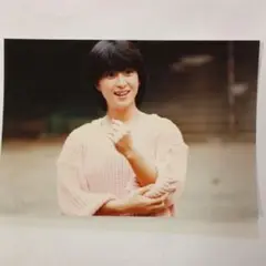 河合奈保子　生写真　当時もの
