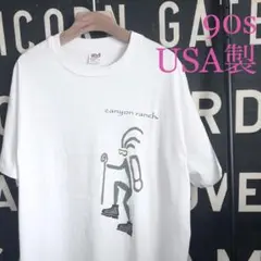 90s USA製 シングルステッチ XL アートTシャツ ヴィンテージ古着