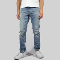 新品タグ付き Nudie Jeans ヌーディージーンズ ストレートデニムパンツ