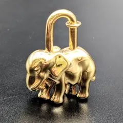 1997年限定 HERMES エルメス ゾウ エレファント 象 カデナ チャーム