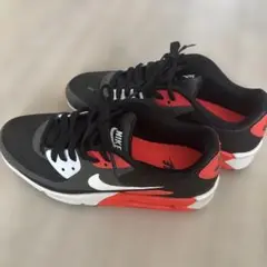 Nike Air Max 黒赤ゴルフシューズ