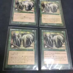 Call of the Herd 獣群の呼び声　 4枚セット