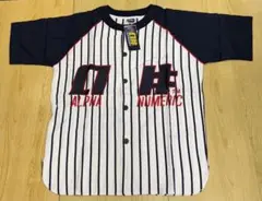 ALPHA NUMERIC Lサイズストライプユニフォーム 未使用タグ付き
