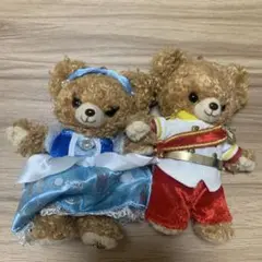 ユニベアシティシンデレラチャーミング王子Disneyぬいぐるみバッジ