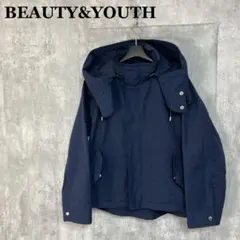 BEAUTY&YOUTH 撥水加工 グログランフードマウンテンパーカー S