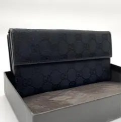 GUCCI GGキャンバス 折りたたみ長財布