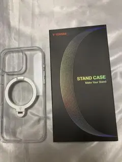TORRAS iPhone用ケース ゼンマイ式スタンド クリア6.9インチ