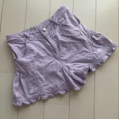メゾピアノ ショートパンツ 140cm シェル柄 シェルポケット