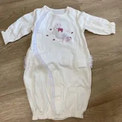 新品 メゾピアノ ロンパース 2WAY ウサギ フリル