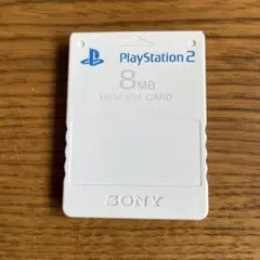【G2288】PS2/SONY純正メモリーカード/初期化済み/動作確認済