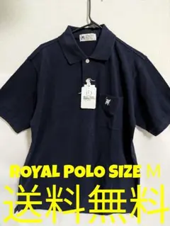 ✨️新品✨️ROYAL POLO ロイヤル ポロ ポロシャツ ネイビー サイズМ