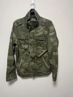 アバクロ　迷彩 カモフラ　ミリタリージャケット ビンテージM65風