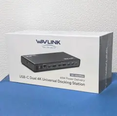 新品】WAVLINK USB-C Dual 4K Docking Station