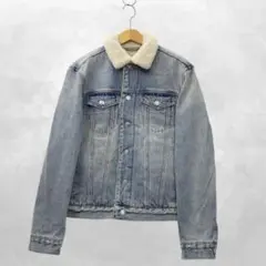 ALLSAINTS　デニムジャケット　インディゴブルー　ジージャン　ミドル丈 ALLSAINTS デニムジャケット インディゴブルー ジージャン