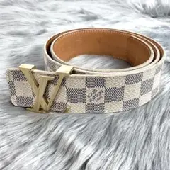LOUISVUITTON ルイヴィトン ベルト サンチュール アズール ダミエ