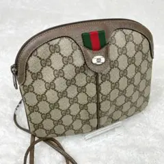 GUCCI オールドグッチ シェリーライン GG柄 ショルダーバッグ 金具