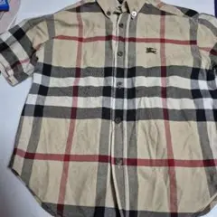 Burberry LONDON チェック柄 半袖シャツ 110cm