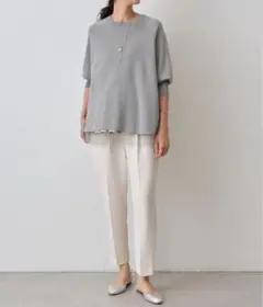 ビアズリー 3サイズ展開タックパンツ