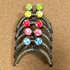 がま口　口金　ブロンズカラー　5個セット A